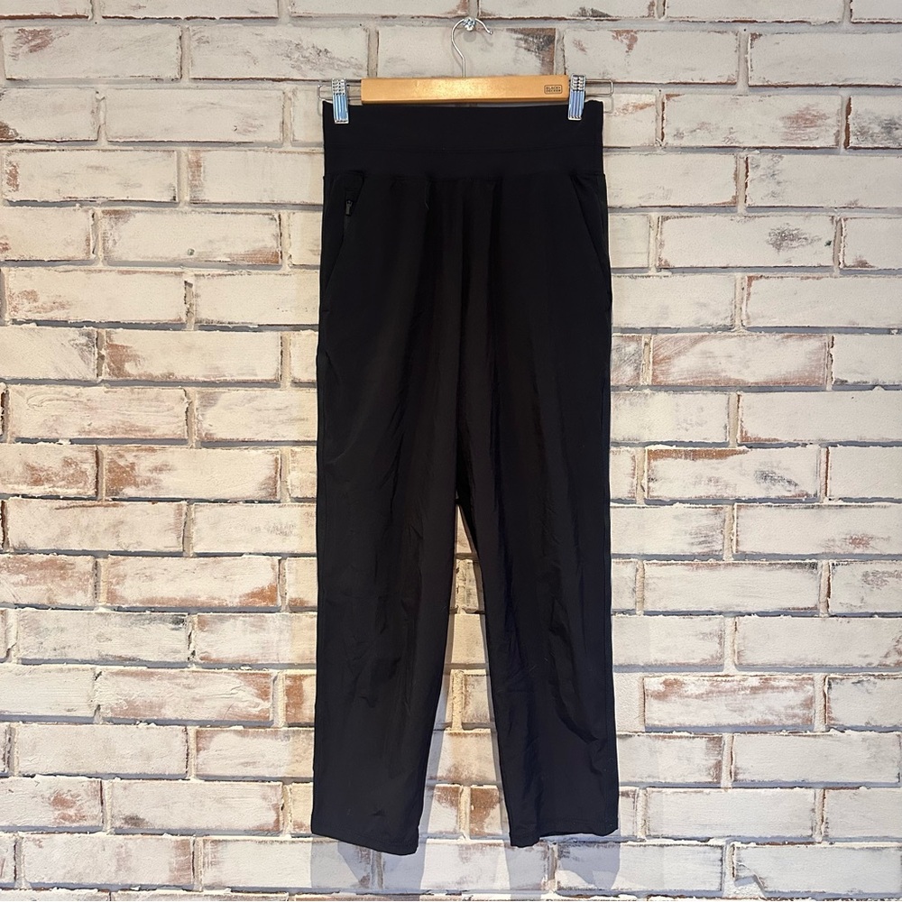 Athleta Nolita Slim Taper Crop Pant black
